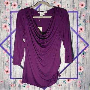 NWT Studio M 3/4 Sleeve Work Shirt